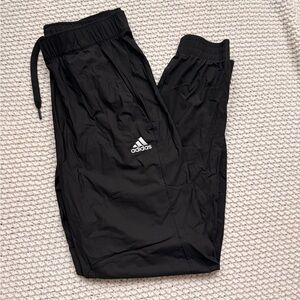 Adidas Black Men’s Training Joggers with White Logo